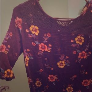 children’s floral top